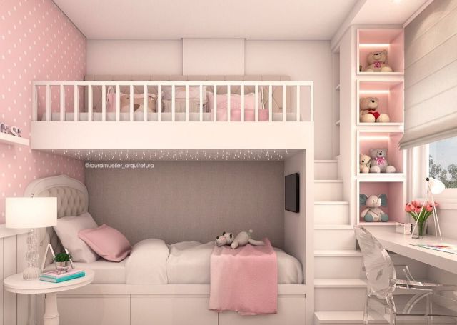 NỘI THẤT PHÒNG NGỦ BÉ GÁI